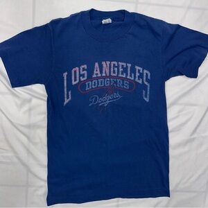 Vintage 80’s Champion Single Stitch LA Dodgers  Crewneck T-Shirt Women’s Small